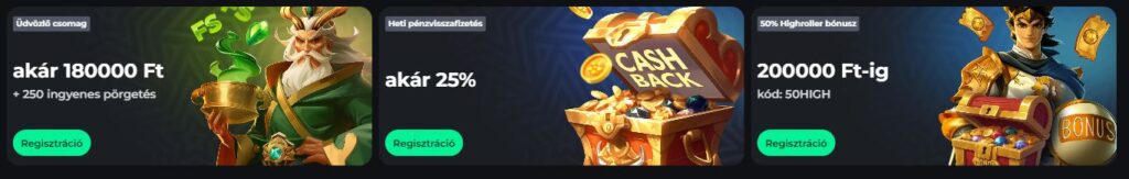 Betonred Casino üdvözlő csomag